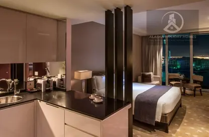 Apartment - Studio - 1 Bathroom for rent in Intercontinental Residence Suites - Dubai Festival City - Dubai