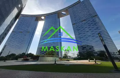 Apartment - 1 Bedroom - 2 Bathrooms for rent in The Gate Tower 1 - Shams Abu Dhabi - Al Reem Island - Abu Dhabi