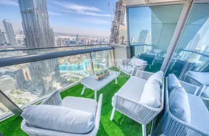 Apartment - 3 Bedrooms - 3 Bathrooms for rent in Burj Vista 1 - Burj Vista - Downtown Dubai - Dubai
