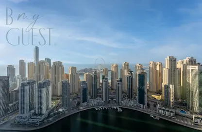 Outdoor Building image for: Apartment - 3 Bedrooms - 4 Bathrooms for rent in Vida Residences Dubai Marina - Dubai Marina - Dubai, Image 1