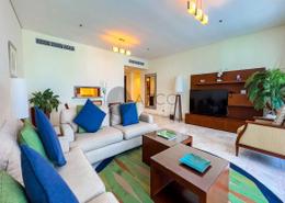 صورةغرفة المعيشة لـ: شقة - 3 غرف نوم - 4 حمامات للكراء في بلو بيتش تاور - مساكن شاطئ الجميرا - دبي, صورة 1
