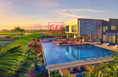 Pool image for: Villa - 4 Bedrooms - 5 Bathrooms for sale in The Dahlias - Yas Acres - Yas Island - Abu Dhabi, Image 1