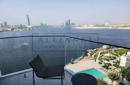 Balcony image for: Apartment - 3 Bedrooms - 4 Bathrooms for rent in Address Harbour Point - Dubai Creek Harbour (The Lagoons) - Dubai, Image 1
