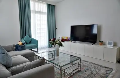 Living Room image for: Apartment - 2 Bedrooms - 2 Bathrooms for sale in Sunrise Bay - EMAAR Beachfront - Dubai Harbour - Dubai, Image 1