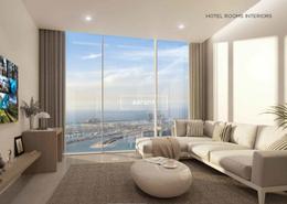Living Room image for: Studio - 1 bathroom for sale in Ciel Tower - Dubai Marina - Dubai, Image 1