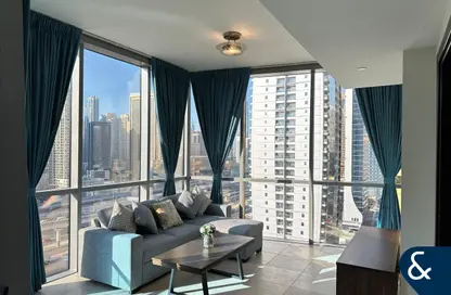 شقة - غرفة نوم - 2 حمامات للايجار في برج إنديجو - (JLT) مجمع D - أبراج بحيرة الجميرا - دبي