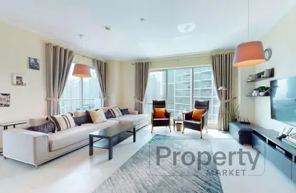 Apartment - 2 Bedrooms - 3 Bathrooms for rent in Delphine Tower - Marina Promenade - Dubai Marina - Dubai