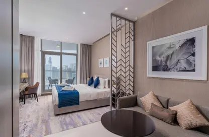 Apartment - Studio - 1 Bathroom for rent in Damac Maison Prive A - Damac Maison Prive - Business Bay - Dubai