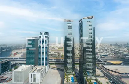 Office Space - Studio for rent in The Prism - Business Bay - Dubai