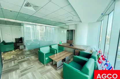 Office Space - Studio - 1 Bathroom for rent in The Prime Tower - Business Bay - Dubai