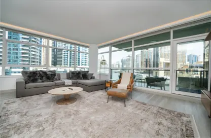 Apartment - 3 Bedrooms - 3 Bathrooms for rent in Marina Quays - Dubai Marina - Dubai