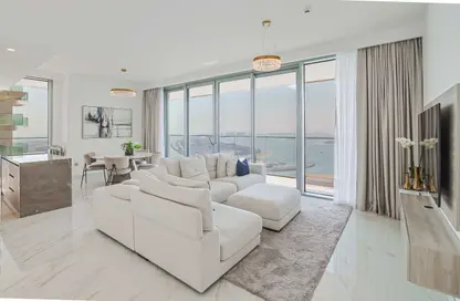 Apartment - 2 Bedrooms - 2 Bathrooms for rent in Beach Isle - EMAAR Beachfront - Dubai Harbour - Dubai