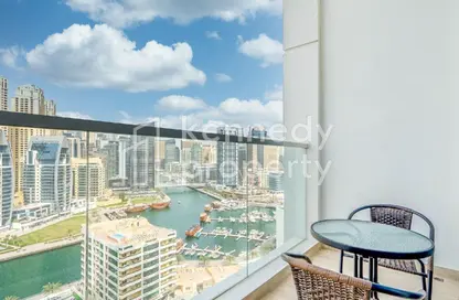 Apartment - Studio - 1 Bathroom for rent in Studio One - Dubai Marina - Dubai