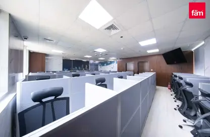 Office Space - Studio - 1 Bathroom for rent in The Prism - Business Bay - Dubai