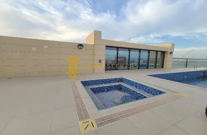 Pool image for: Apartment - 1 Bedroom - 2 Bathrooms for rent in Lamar Residences - Al Seef - Al Raha Beach - Abu Dhabi, Image 1