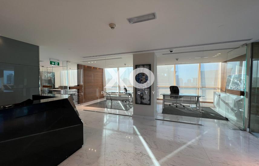 Office Space for Rent in Jumeirah Bay X2 Furnished Partition