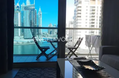Apartment - 1 Bedroom - 2 Bathrooms for rent in Marina View Tower B - Marina View - Dubai Marina - Dubai
