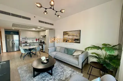 Living / Dining Room image for: Apartment - 2 Bedrooms - 1 Bathroom for rent in The Nook 1 - The Nook - Wasl Gate - Dubai, Image 1