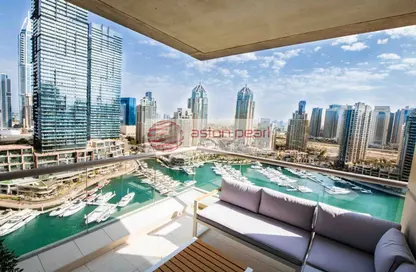 Pool image for: Apartment - 2 Bedrooms - 3 Bathrooms for sale in Iris Blue - Dubai Marina - Dubai, Image 1