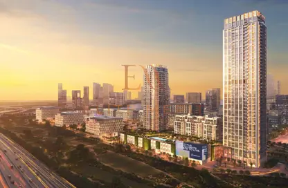 شقة - غرفة نوم - 1 حمام للبيع في ديزاين كوارتر برج أ - ديزاين كوارتر - دبي ديزاين ديستريكت - دبي