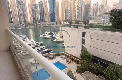 شقة - 2 غرف نوم - 2 حمامات للايجار في شراع المارينا - دبي مارينا - دبي