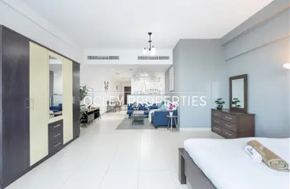 Room / Bedroom image for: Apartment - 1 Bathroom for rent in Al Khail Heights - Dubai, Image 1