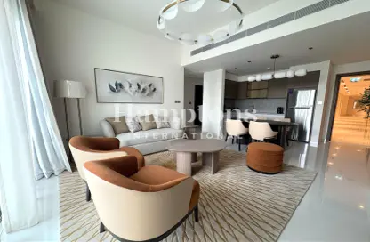 شقة - غرفة نوم - 1 حمام للايجار في جراند بلو تاور 1 - إعمار بيتشفرونت - دبي هاربور - دبي