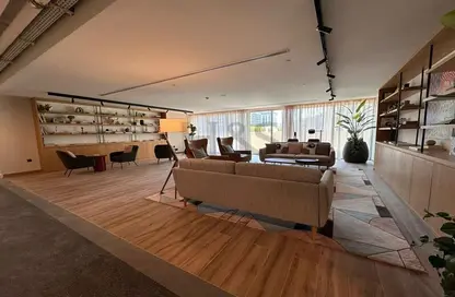 Living Room image for: Apartment - 1 Bedroom - 2 Bathrooms for rent in Socio Tower - Dubai Hills Estate - Dubai, Image 1