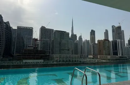 Apartment - Studio - 1 Bathroom for rent in Binghatti Canal - Business Bay - Dubai