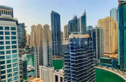 Apartment - Studio - 1 Bathroom for rent in Marina View Tower A - Marina View - Dubai Marina - Dubai