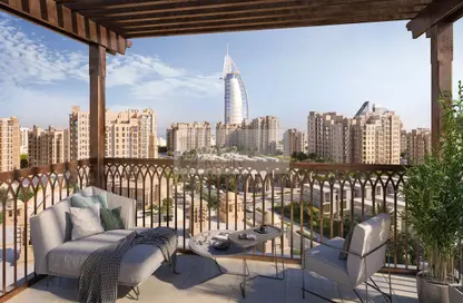 Balcony image for: Apartment - 1 Bedroom - 2 Bathrooms for sale in Jadeel - Madinat Jumeirah Living - Umm Suqeim - Dubai, Image 1