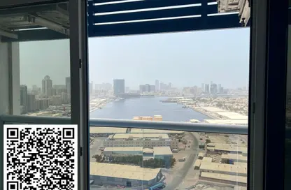 شقة - 2 غرف نوم - 2 حمامات للايجار في برج البوابة 2 - مشيرف - عجمان