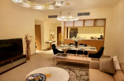 صورة لـ غرفة المعيشة / غرفة الطعام شقة - 2 غرف نوم - 2 حمامات للايجار في جريك رايس تاور 2 - الخور رايز - ميناء خور دبي (ذا لاجونز) - دبي ، صورة رقم 1