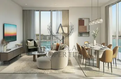 Apartment - 1 Bedroom - 2 Bathrooms for sale in Beachgate by Address - EMAAR Beachfront - Dubai Harbour - Dubai