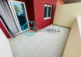 Balcony image for: Studio - 1 bathroom for rent in Tower 40 - Al Reef Downtown - Al Reef - Abu Dhabi, Image 1