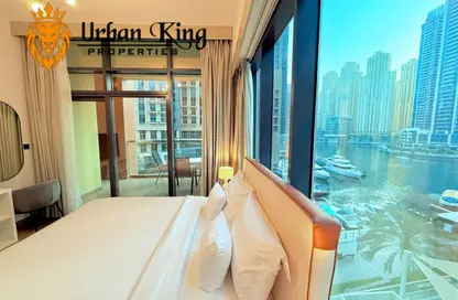 Apartment - 1 Bedroom - 2 Bathrooms for rent in Dubai Marina Moon - Dubai Marina - Dubai