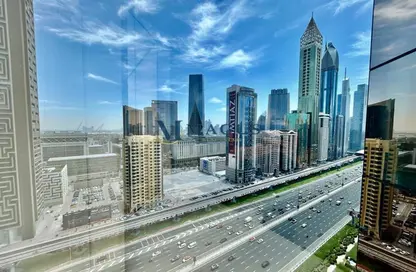 نصف طابق - استوديو - 1 حمام للايجار في برج الموسى 2 - أبراج الموسى - شارع الشيخ زايد - دبي