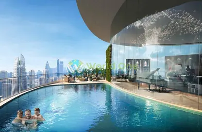 صورة لـ حوض سباحة شقة - 1 حمام للبيع في كانال كراون - الخليج التجاري - دبي ، صورة رقم 1