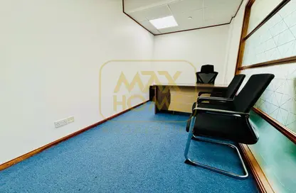 Office Space - Studio - 2 Bathrooms for rent in Al Muhairy Centre - Al Khalidiya - Abu Dhabi