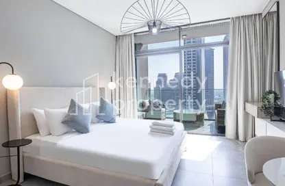 Apartment - Studio - 1 Bathroom for rent in Peninsula One - Peninsula - Business Bay - Dubai