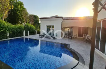 Villa - 4 Bedrooms - 6 Bathrooms for rent in Bungalow Area - Green Community Motor City - Motor City - Dubai