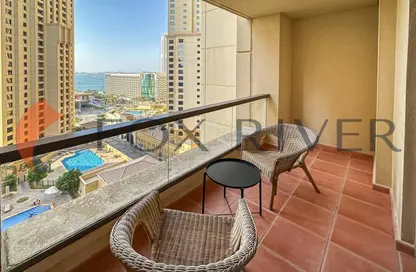 Apartment - 2 Bedrooms - 2 Bathrooms for rent in Rimal 1 - Rimal - Jumeirah Beach Residence - Dubai