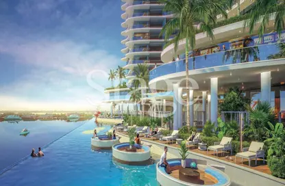Pool image for: Apartment - 2 Bedrooms - 2 Bathrooms for sale in Oceanz by Danube - Maritime City - Dubai, Image 1