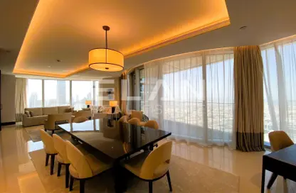 شقة - 4 غرف نوم - 4 حمامات للايجار في فندق العنوان- سكاي فيو 2 - أبراج العنوان سكاي فيو - دبي وسط المدينة - دبي