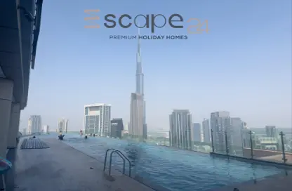 Apartment - 2 Bedrooms - 3 Bathrooms for rent in Paramount Tower Hotel  and  Residences - Business Bay - Dubai