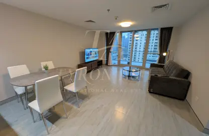 شقة - غرفة نوم - 2 حمامات للبيع في برج الأمواج - دبي مارينا - دبي