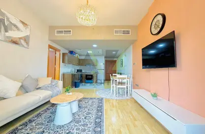 Apartment - 1 Bedroom - 2 Bathrooms for rent in Binghatti Apartments - Dubai Silicon Oasis - Dubai