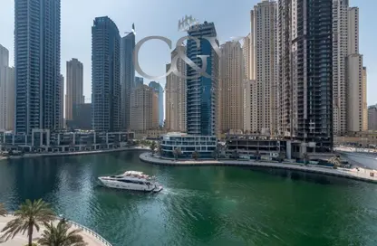 Water View image for: Apartment - 1 Bedroom - 2 Bathrooms for rent in The Atlantic - Dubai Marina - Dubai, Image 1