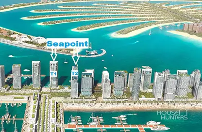 Apartment - 2 Bedrooms - 2 Bathrooms for sale in Seapoint - EMAAR Beachfront - Dubai Harbour - Dubai