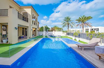 Pool image for: Villa - 6 Bedrooms for sale in Saadiyat Beach Villas - Saadiyat Beach - Saadiyat Island - Abu Dhabi, Image 1